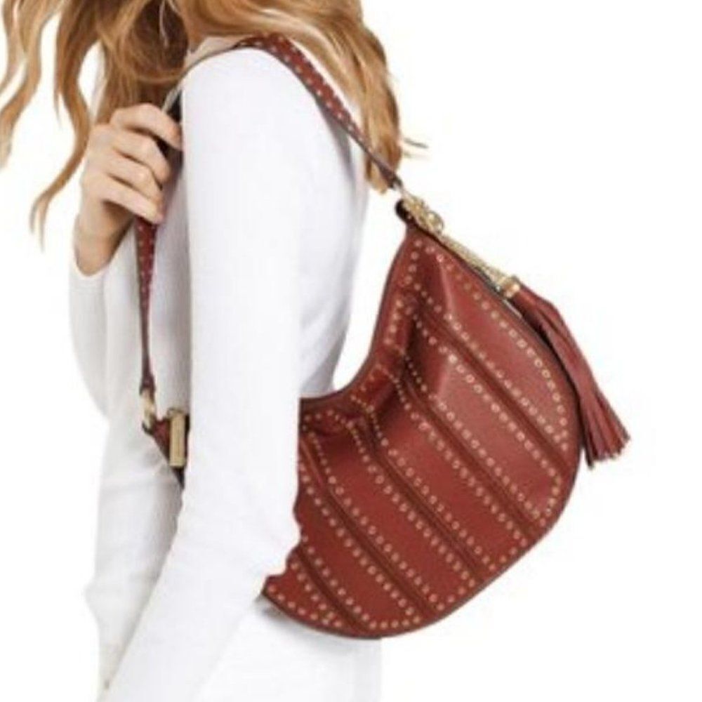 Michael Kors Brooklyn Grommet Hobo Shoulder Bag